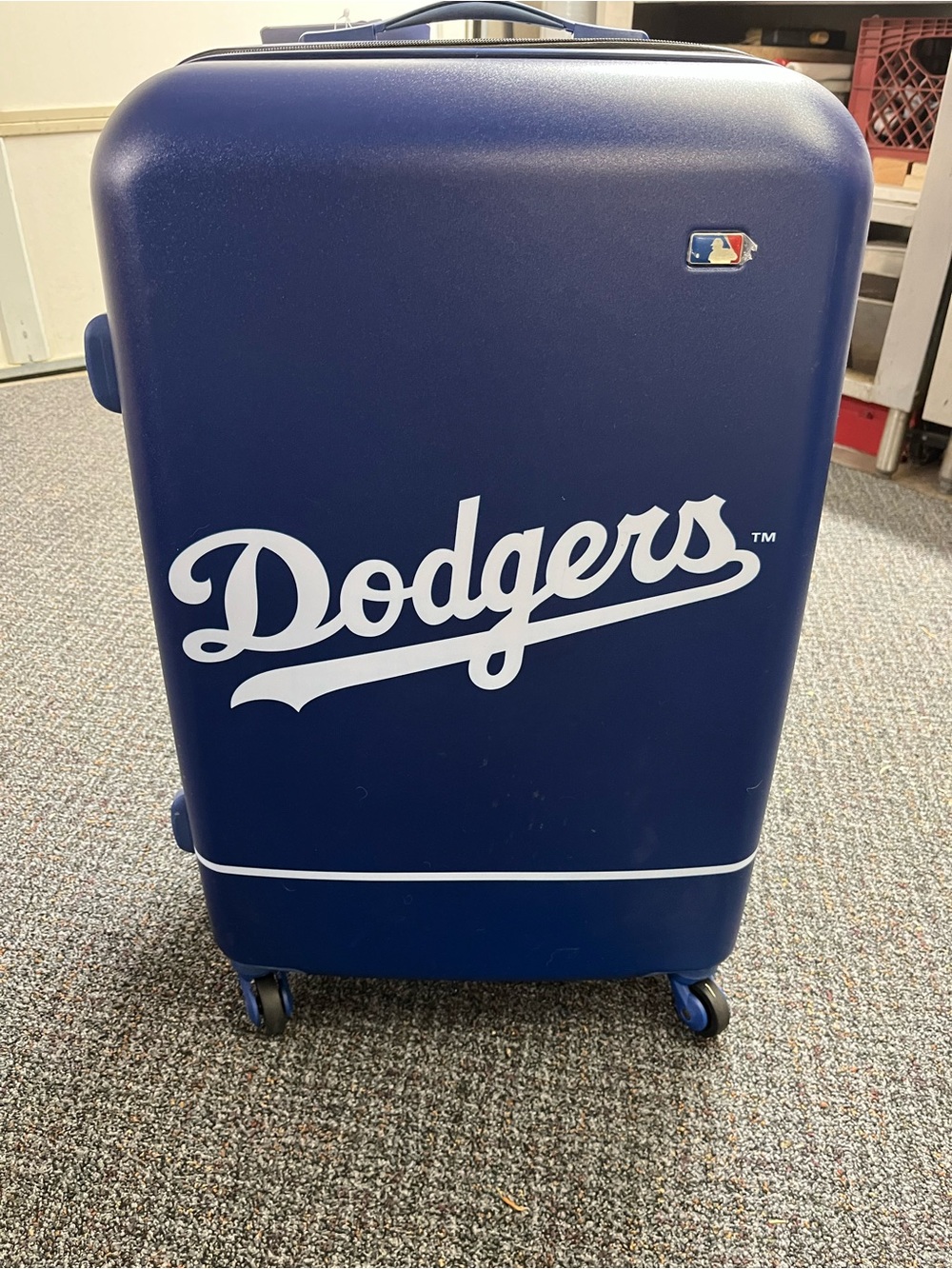 Los Angeles Dodgers Navy Blue Hard-Shell Spinner Luggage